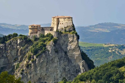 San Leo: entrada a la fortaleza y prisión de Cagliostro