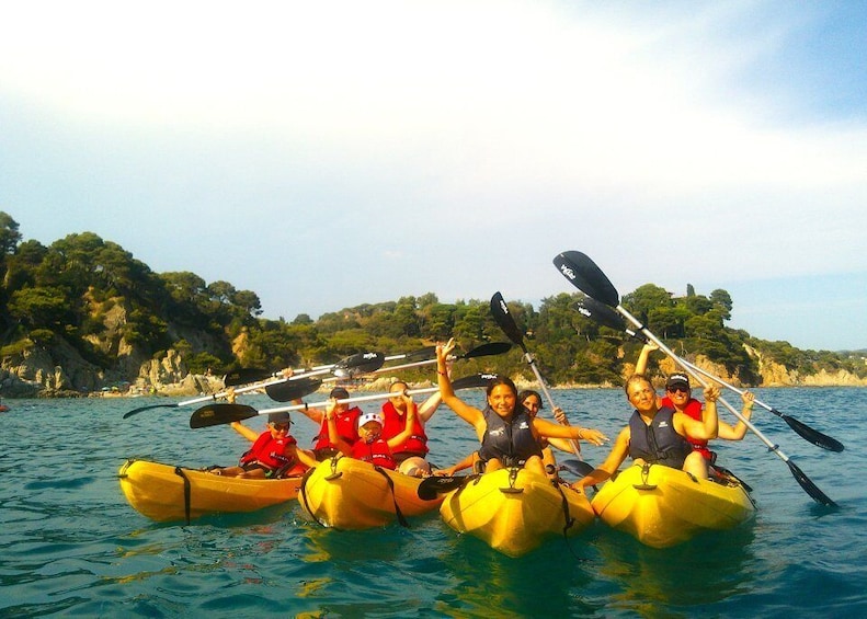 Picture 4 for Activity Lloret de Mar: Costa Brava Kayak Tour and Swimming