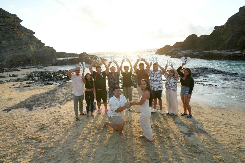 Secrete Proposal Photo/Video Honolulu Blowhole