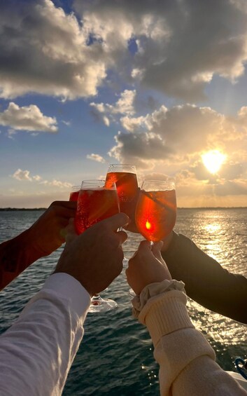 Picture 3 for Activity Nassau: Gourmet dinner & sunset cruise on luxury catamaran