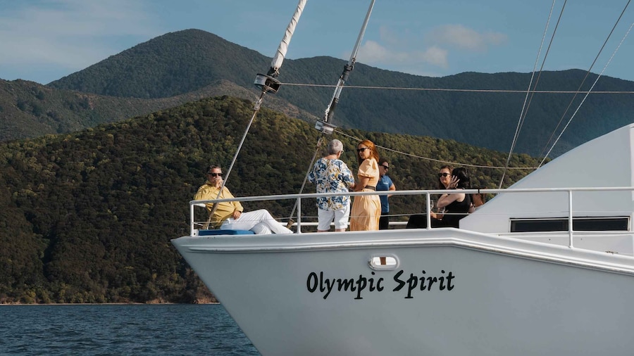 From Picton: Marlborough Sounds Cruise with Seafood