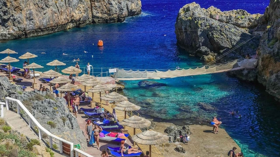 Rethymno Private Tour to Kourtaliotiko Gorge & Kalypso Beach