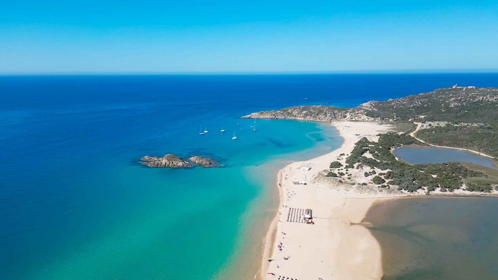 Beachtour to Chia & Tuerredda from Cagliari