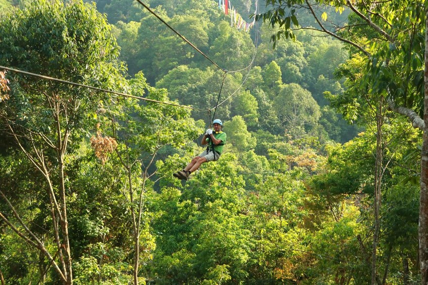 Picture 12 for Activity Chiang Mai: Highest and Longest Zipline Trip with Thai Meal