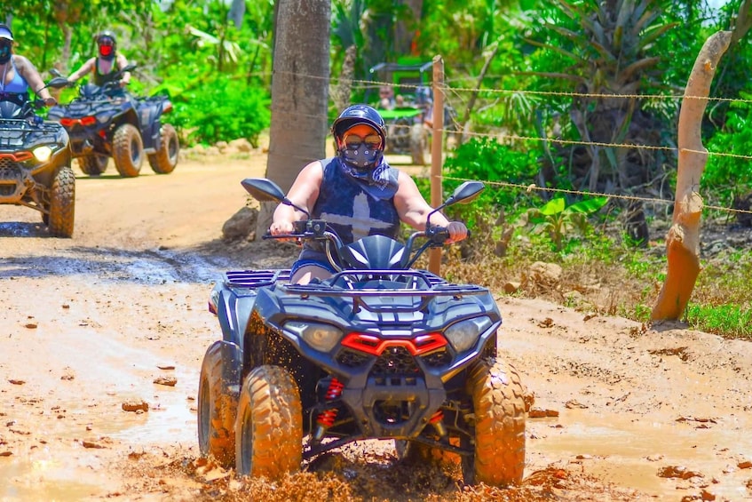 Guided Tour in quad bike by Macao Beach and Taíno Cave