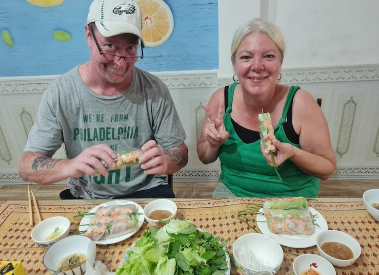 Vegan Vietnamese cooking class-coffee making with local girl