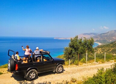 Saranda: Full-Day Jeep Safari with secret beach and Blue Eye