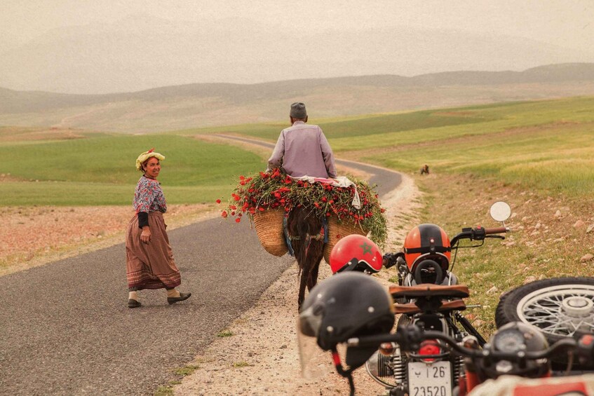 Picture 3 for Activity Marrakech: Vintage Sidecar Ride with Local Insights