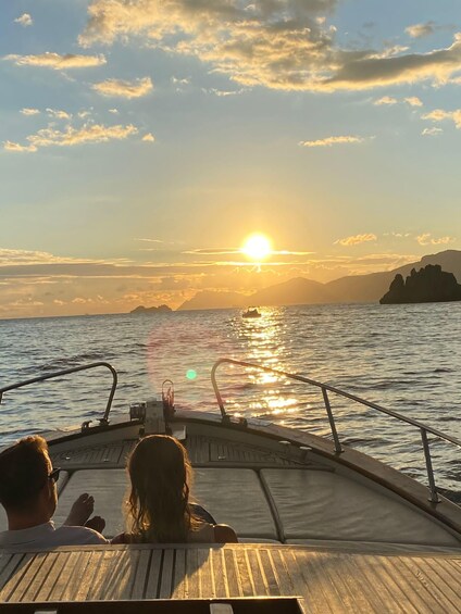 Picture 1 for Activity Positano: Amalfi Coast Sunset Group Boat Tour with Prosecco