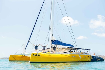 Fiji, södra havet Seglingsupplevelse i Söderhavet med lunch