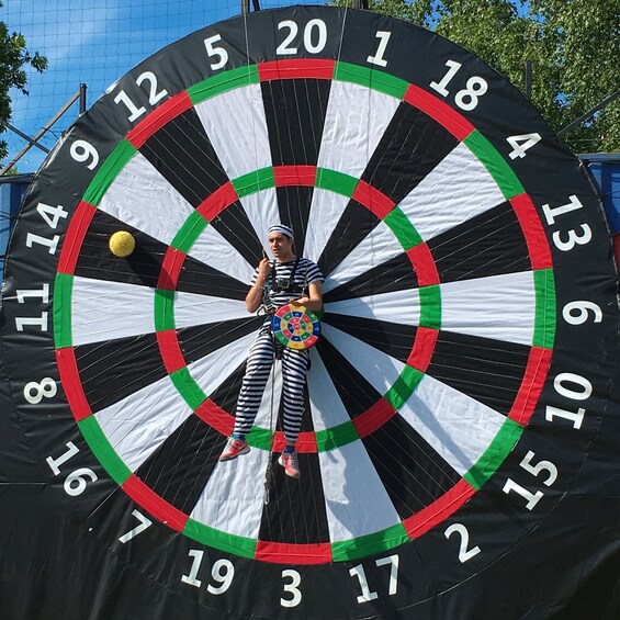 Picture 3 for Activity Prague: Giant Football Darts Game with Round of Beers & BBQ