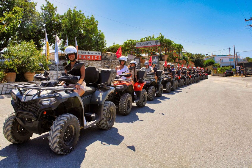 Picture 6 for Activity Bali Rethymno quad safari 55km crosscountry experience