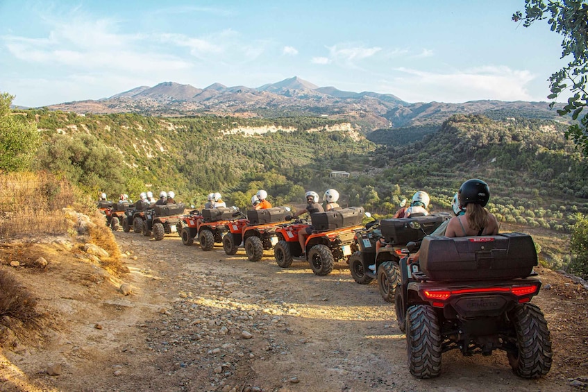Picture 2 for Activity Bali Rethymno quad safari 55km crosscountry experience