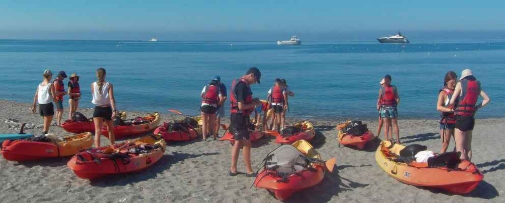 Picture 1 for Activity From Málaga: Cliffs of Maro-Cerro Gordo Guided Kayaking Tour