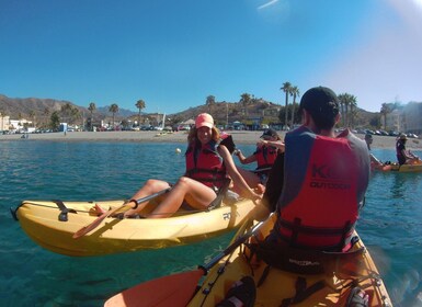 De Málaga : Falaises de Maro-Cerro Gordo Visite guidée en kayak