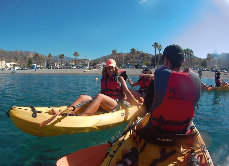 From Málaga: Cliffs of Maro-Cerro Gordo Guided Kayaking Tour