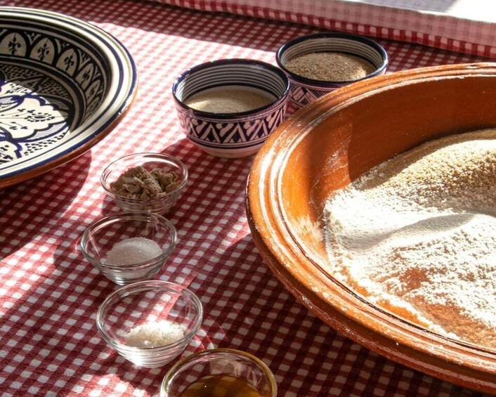 Picture 2 for Activity Tangier: Bread Making Class, Tea Ceremony and Market Tour