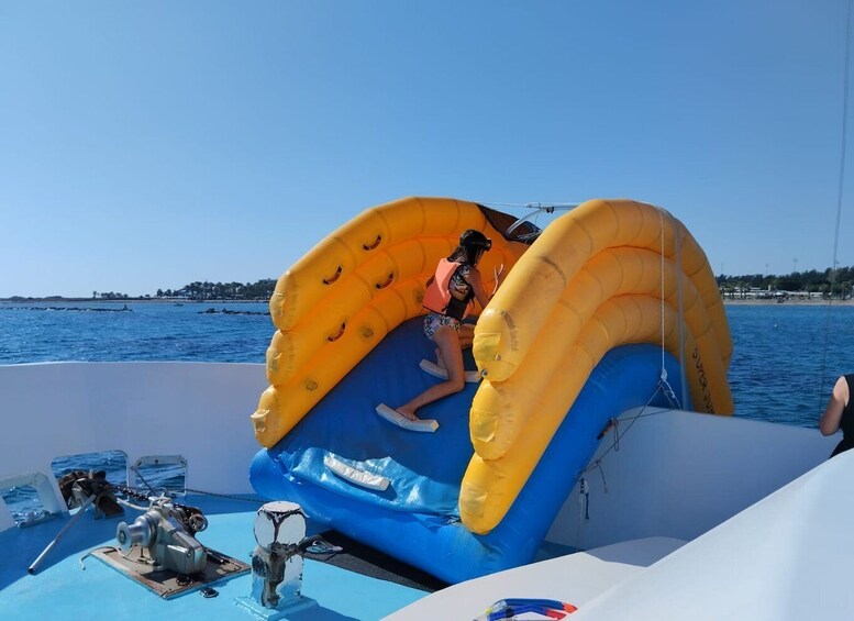 Picture 5 for Activity Paphos: Glass Bottom Boat Trip with Swimming or Snorkeling