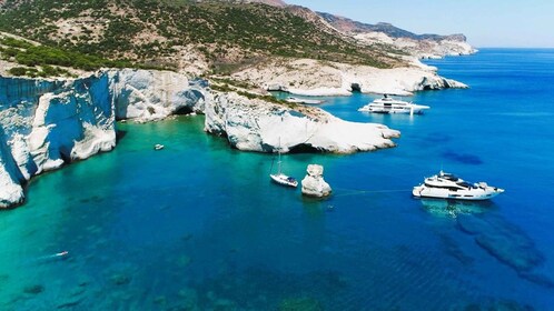 Milos : Côte Sud RIB privé croisière avec visite de Kleftiko