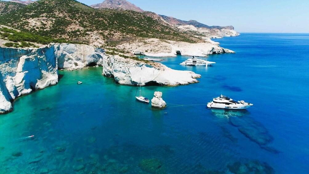 Milos: South Coast Private RIB Cruise with Kleftiko Visit