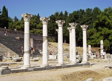 コス島ギリシャのハチミツ試食付きアイランドハイライトバスツアー