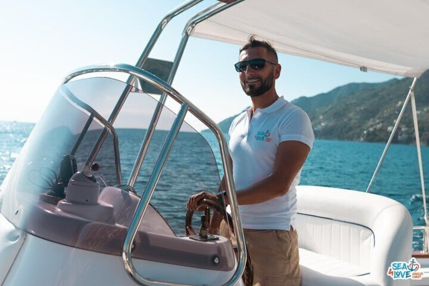 Private boat tour of the Amalfi coast or Capri
