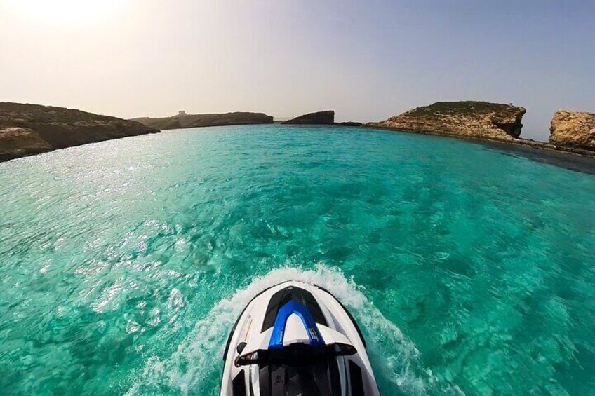 Malta Jet Ski Tour / Safari - Comino, Blue Lagoon & Gozo