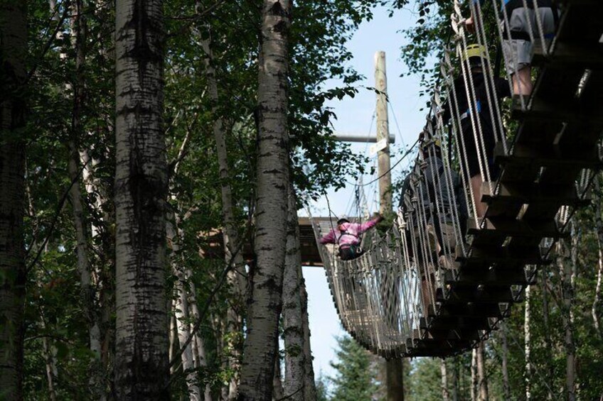 2 hour Waskesiu Zipline Morning Adventure