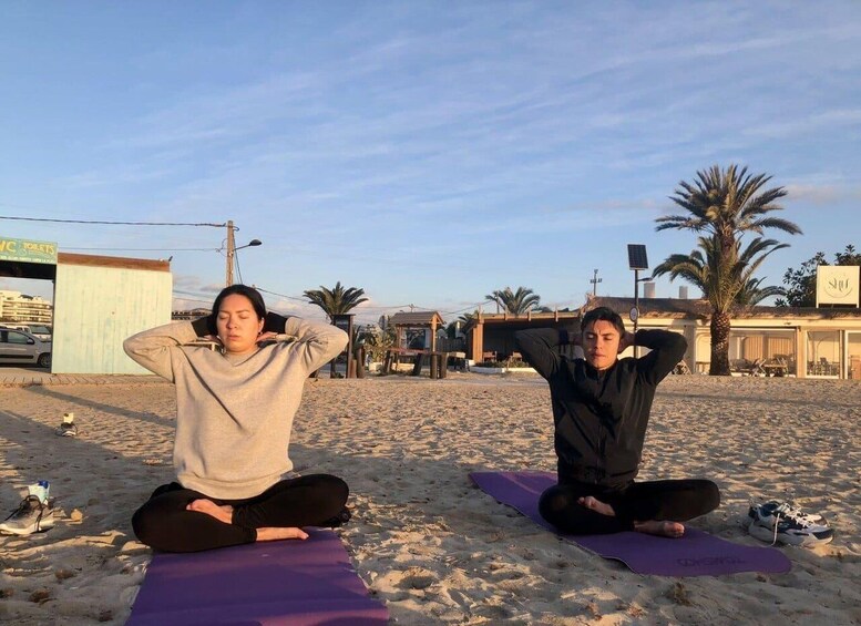 Picture 1 for Activity Private Ibiza beach yoga class with friends