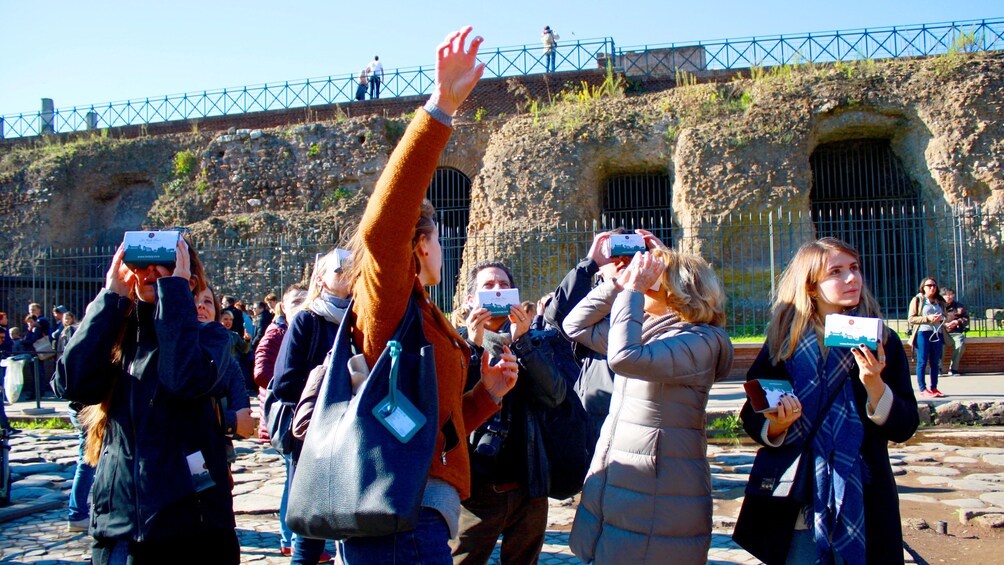 VR Tour group of Colosseum