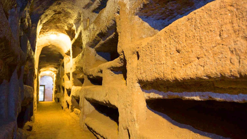 Roman underground catacombs