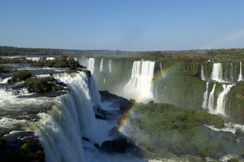 View from the viewpoint of the Elevador das Cataratas, Foz do Iguaçu - Brazil.