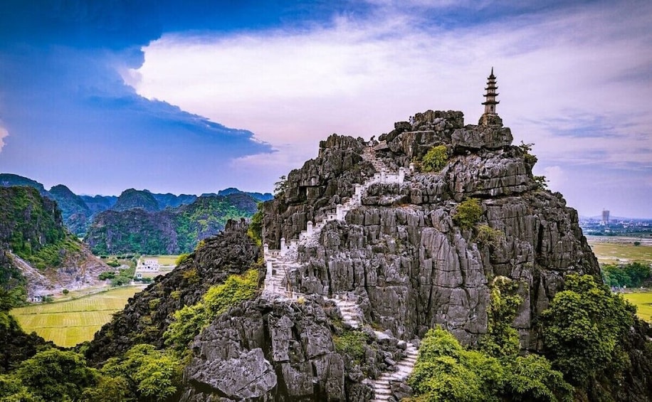 Luxury Ninh Binh Adventure Cycling Bich Dong Pagoda Trang An Boat Tour