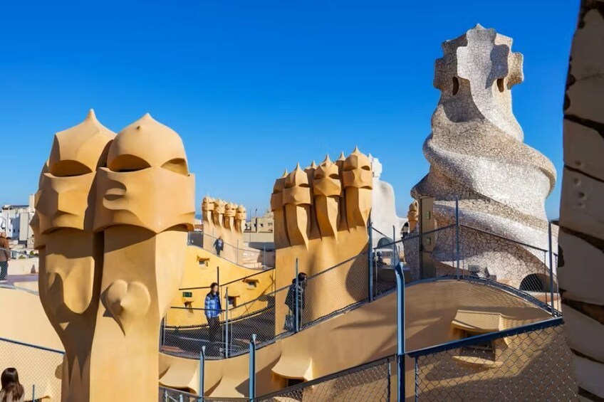 Guided morning tour of La Pedrera and optional Casa Batlló ticket