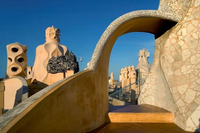 Guided morning tour of La Pedrera and optional Casa Batlló ticket