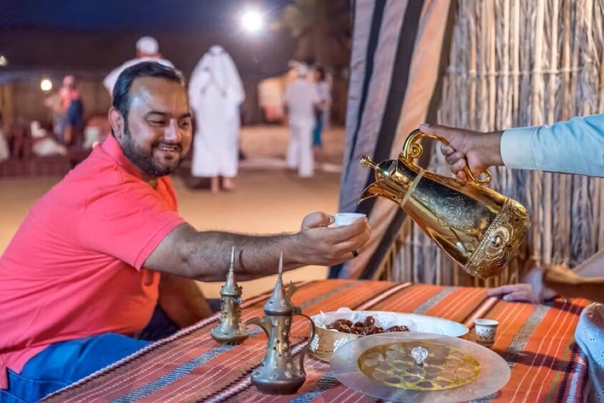 Dubai desert safari with BBQ dinner & local driver