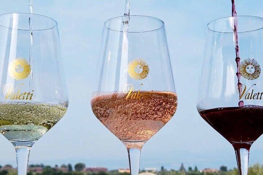 Tasting of 6 Rosè and White Wines in Bardolino with Lake View