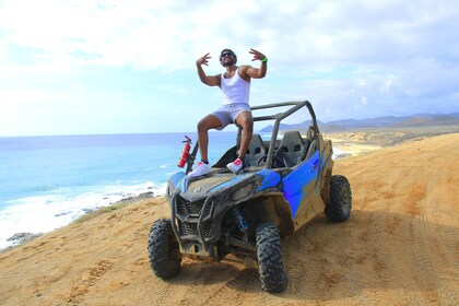 Beach CAN-AM SXS X3 & Horseback Ride with Hotel Pickup in Cabo by Cactus