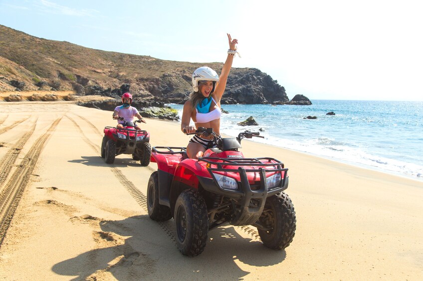 Migrino Beach & Desert ATV Tour in Cabo by Cactus Tours Park