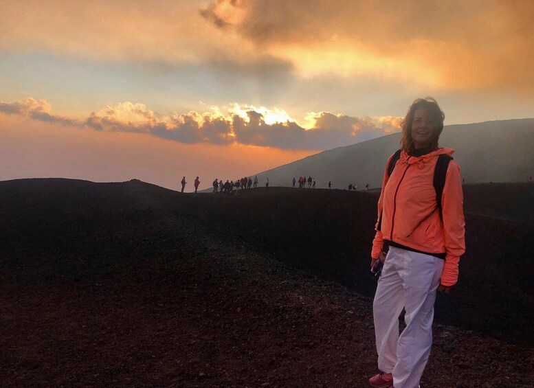 From Taormina: Sunset Experience on Mount Etna Upper Craters