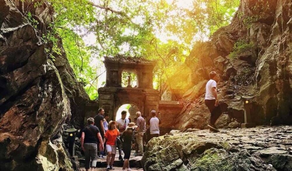 Explore Marble Mountains Am Phu Cave Morning Tour Hoi An to Da Nang