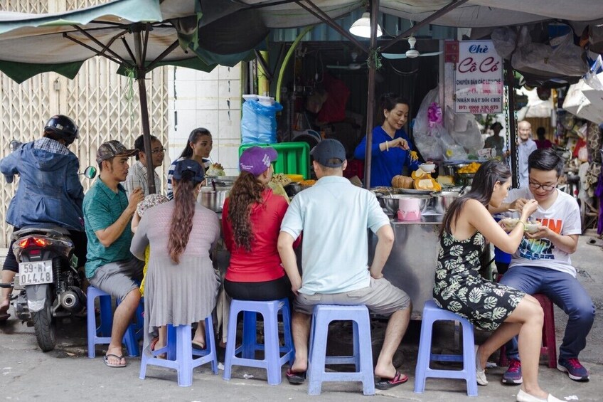 Explore Authentic Saigon Street Food Motorbike Afternoon Tour Local Cuisine