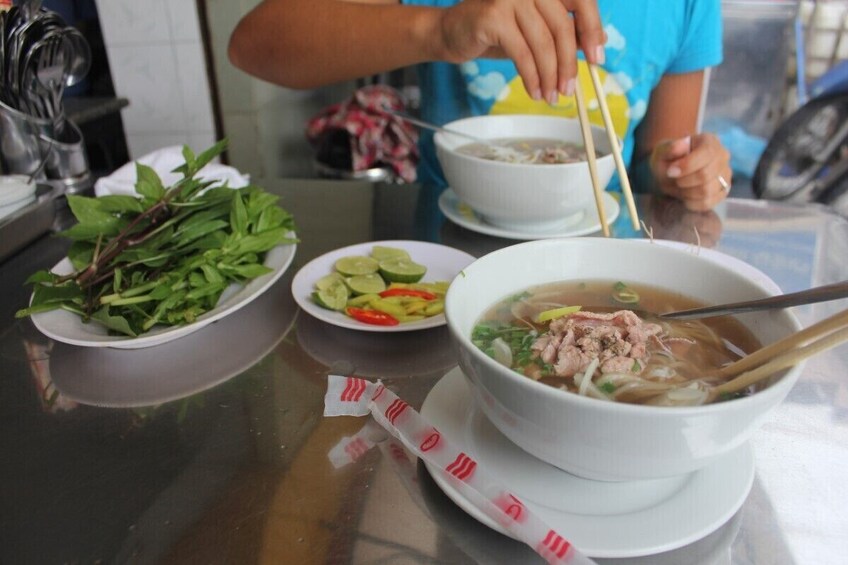 Explore Authentic Saigon Street Food Motorbike Afternoon Tour Local Cuisine