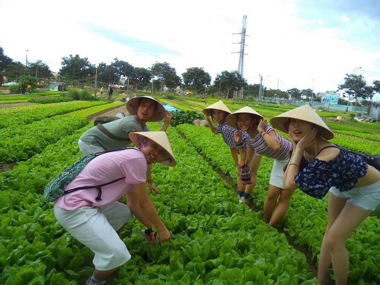 Hoi An Cooking Class Morning Bike Tour Explore Cook with Tra Que Farmers