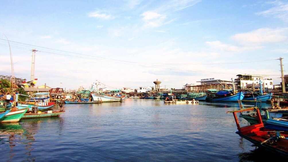 Squid Fishing Sunset and Night Dinner Cruise Phu Quoc with Pickup