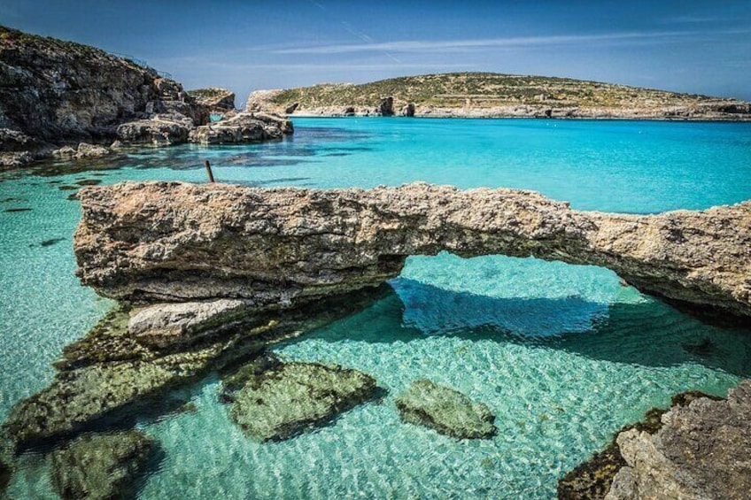 Free time in Blue Lagoon, Comino