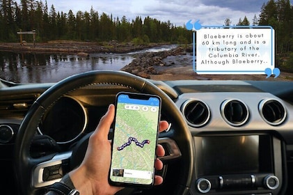 Smartphone Audio Driving Tour Between Lake Louise & Revelstoke