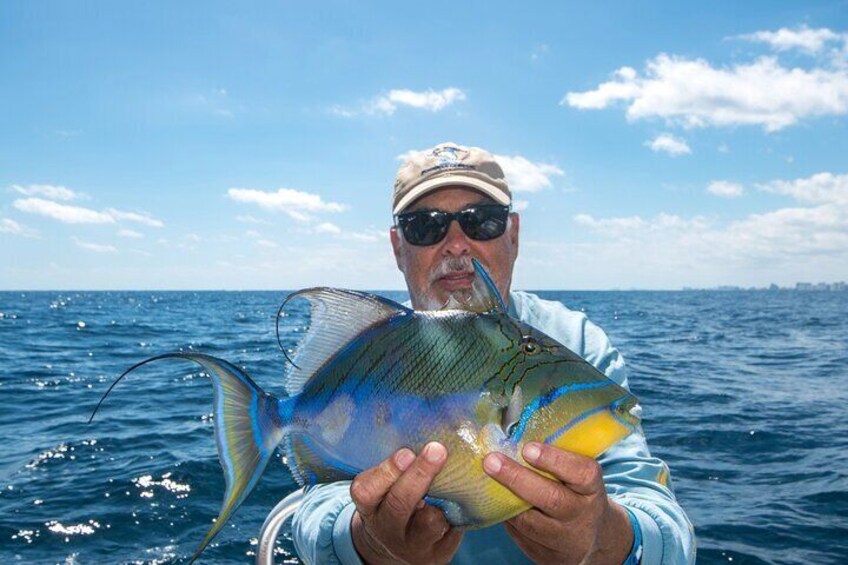 Deep Sea Fishing Charters in Pompano Beach Aboard 34' Hatteras