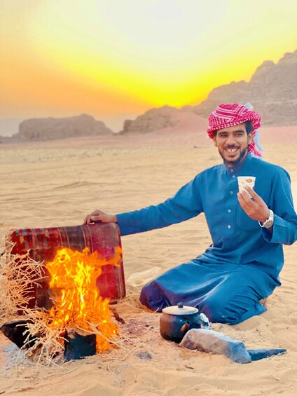 Picture 1 for Activity Wadi Rum Desert: Full Day Jeep Tour & Traditional Lunch