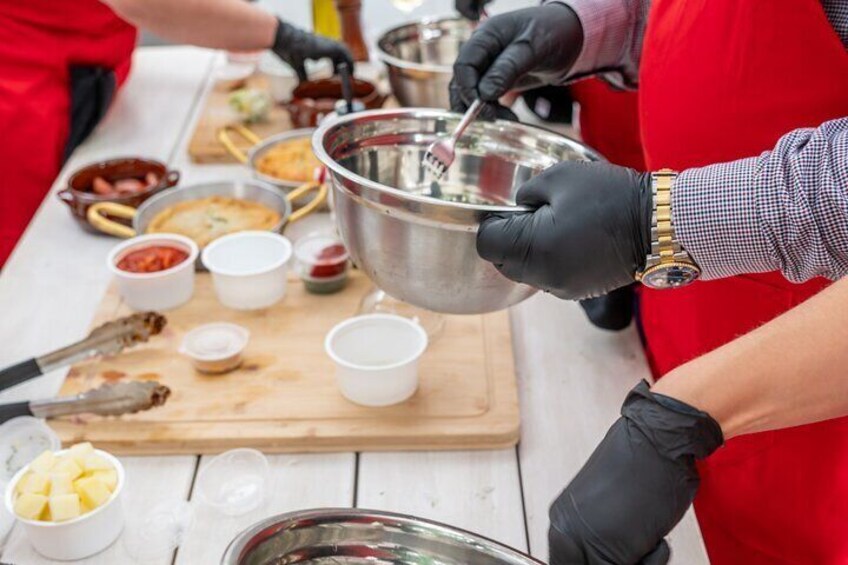 Santorini Cooking Class with Wine Tasting